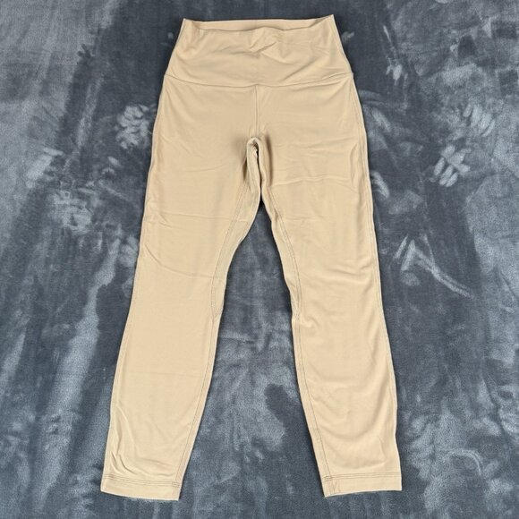 Lululemon Align Tan Pants Womens 8 High Rise Legging Athletic Gym 24 Inseam - Picture 1 of 8